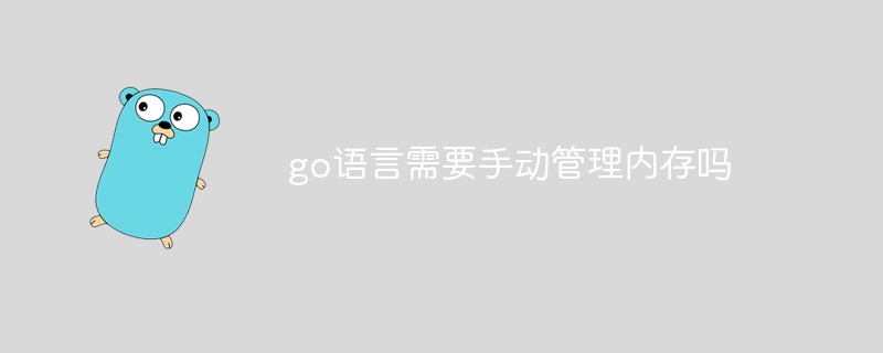 go语言需要手动管理内存吗