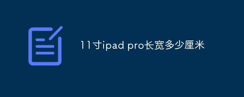 11寸ipad pro长宽多少厘米