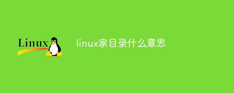 linux家目录什么意思